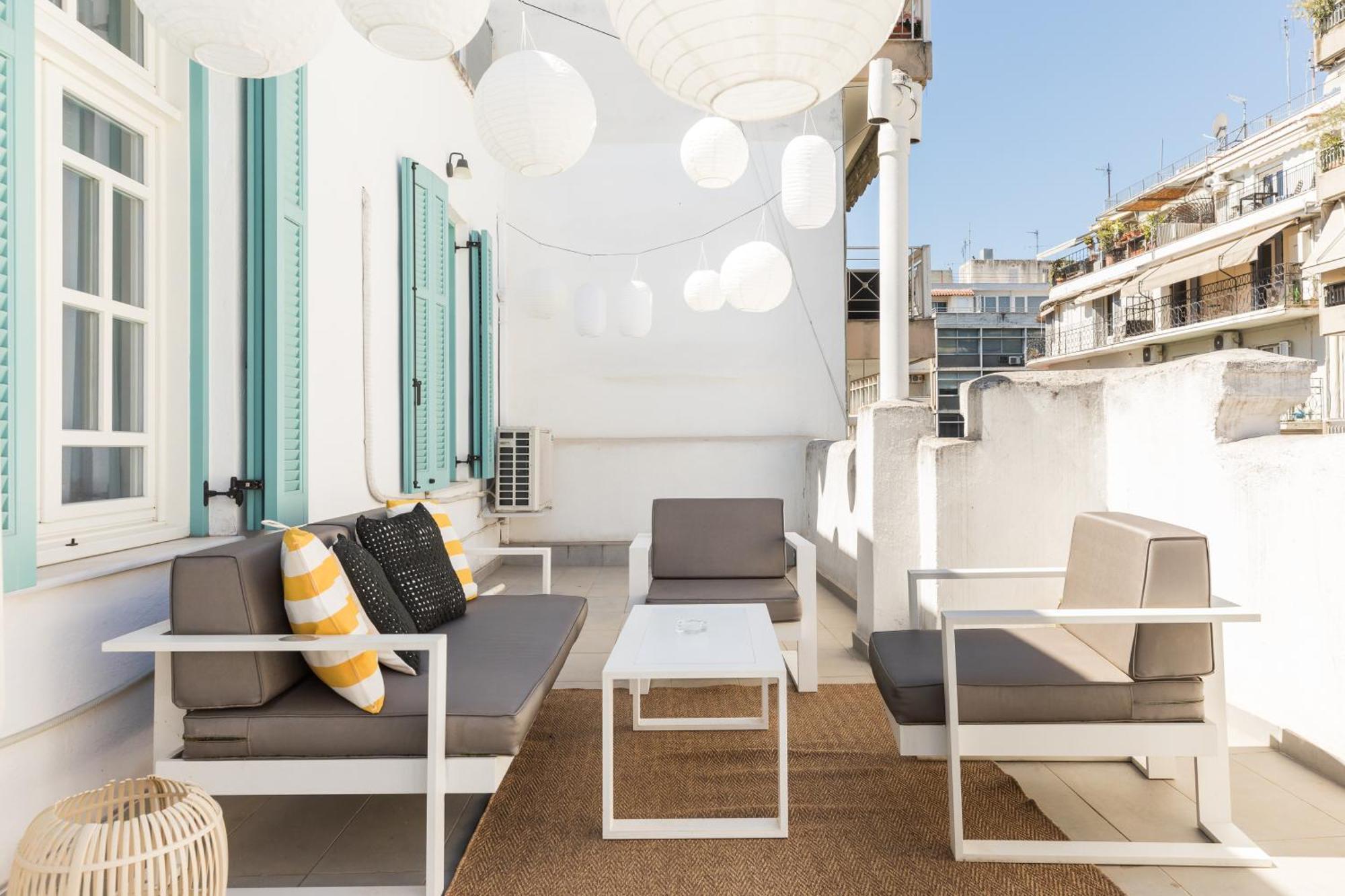Zoe By Halu! Lovely Penthouse In The Center Thessaloniki Exterior photo